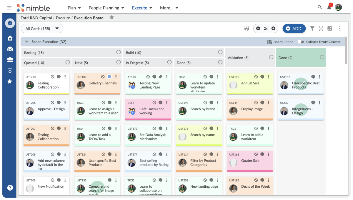 screenshot of Nimble Enterprise